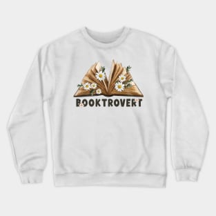 Booktrovert - book lover - book lover Crewneck Sweatshirt